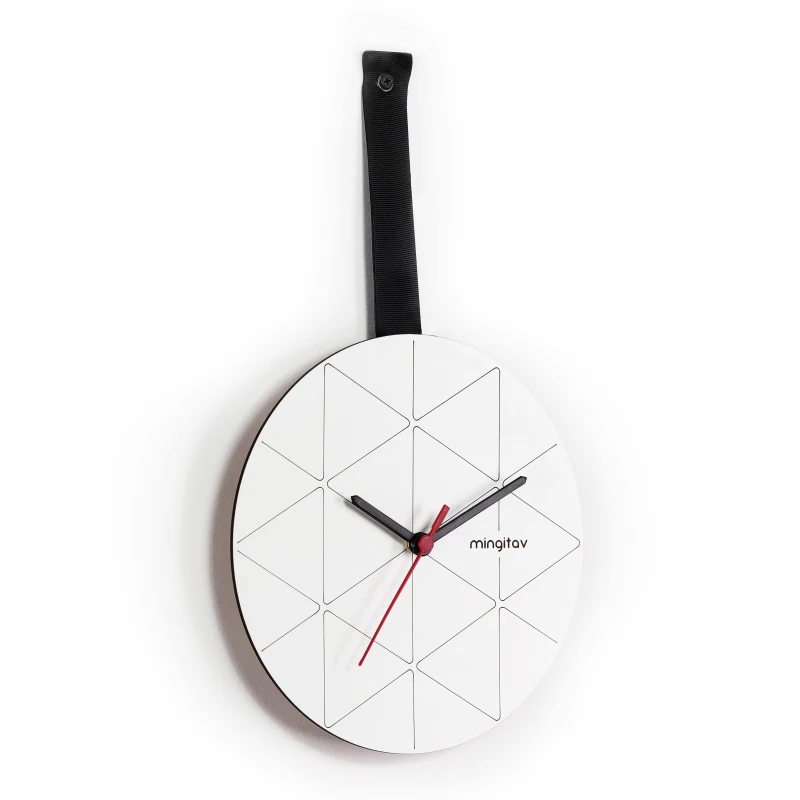 Minuet Wall Clock Black Image