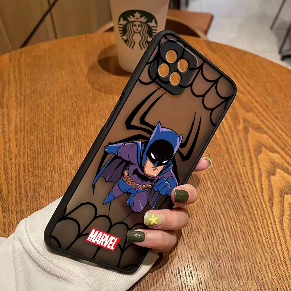 thumbnail image 1 of Matte Case for OPPO A97 A96 A95 A94 A93 A92 A92S A78 A74 A73 A72 A57 A55 A54 A53 4G 5G Case Funda Marvel Avengers Anime Cartoon, 1 of 5