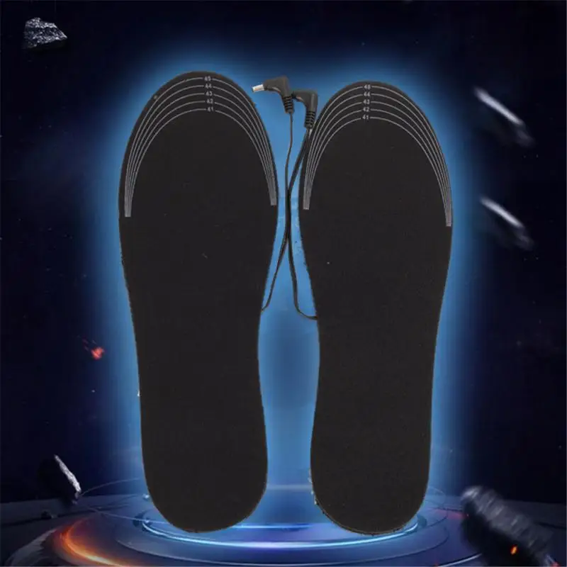 

USB Heated Shoe Insoles Electric Foot Warming Pad Feet Warmer Sock Pad Mat Winter Outdoor Sports Heating Insole Pad Dropshipping