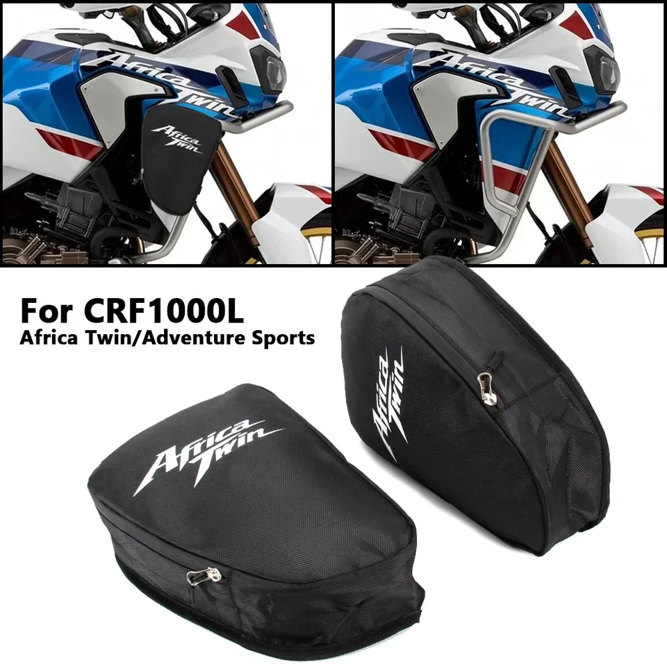 Motorcycle Frame Crash Bar Bags For Honda Africa Twin CRF1000L