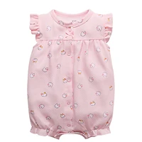 Summer Bodysuit for Newborn Baby Romper Boys Girls Clothes 100% Cotton Pure Baby Bodysuits Soft Short Sleeve Toddler Jumpsuit 4