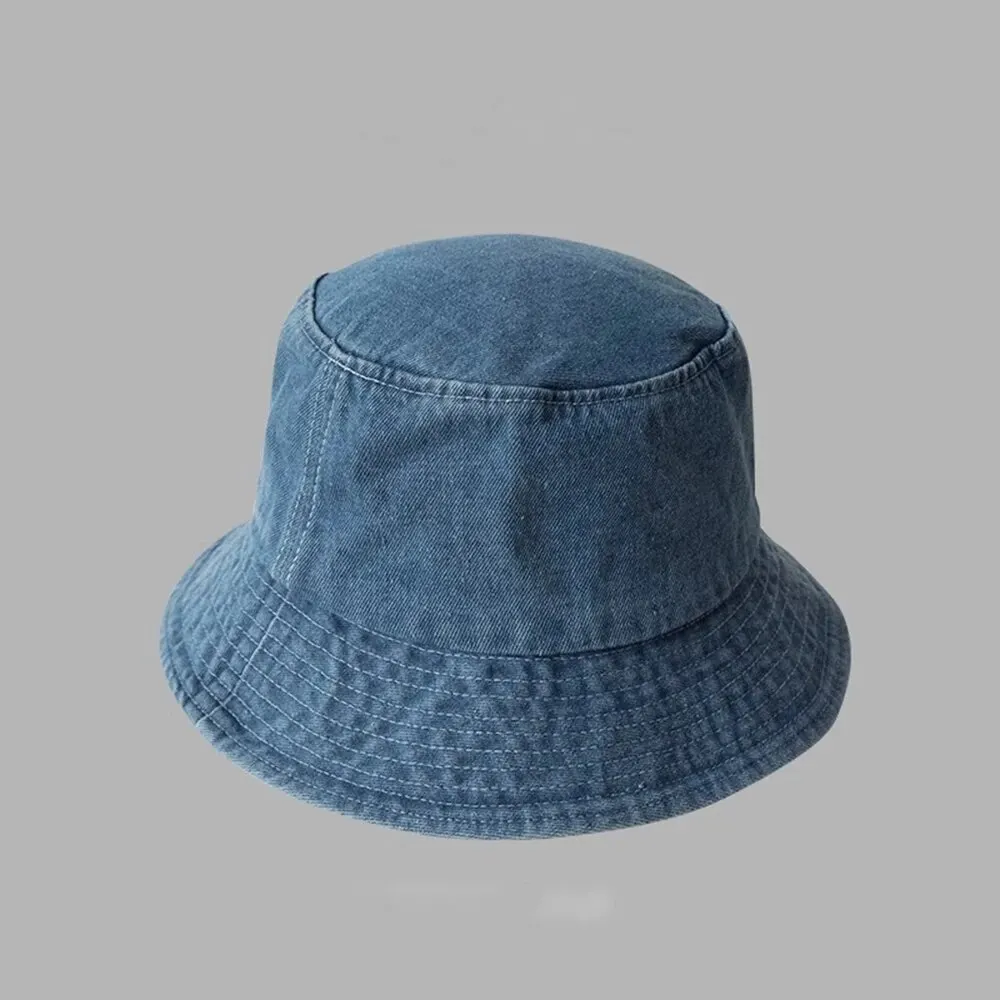 Fisherman Hat Cowboy Fisherman Hat Male and Female Small Show Face Small Girl Cover Basin Korean Version Versatile Couple