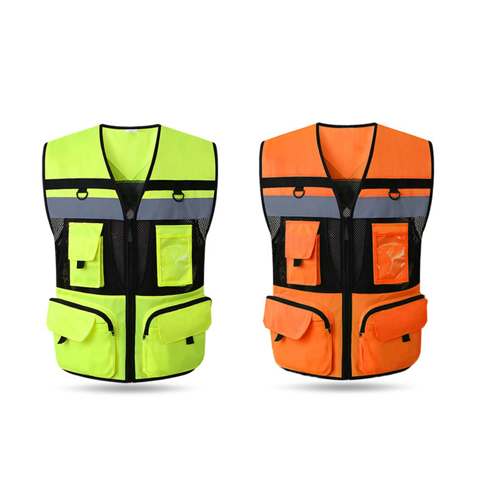 Motorcycle Reflective Racing Vest Comfortable Safety Vest for Traffic Police Parking Attendants Hiking Coating Jacket reflective safety vest reflective safety jacket