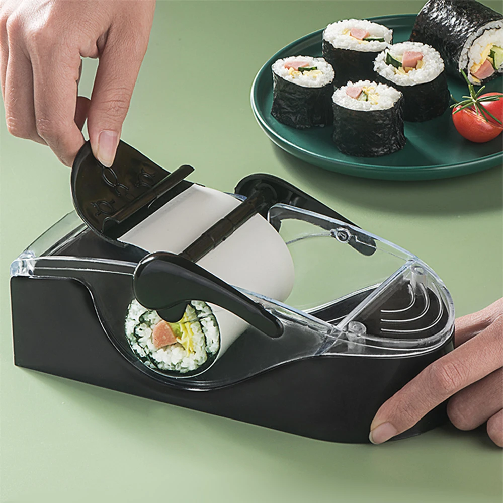Magic Rice Roll Sushi Mold Roller Machine DIY Bento Non-stick Vegetable  Meat Sushi Rolling Tool Kitchen Gadgets Accessories