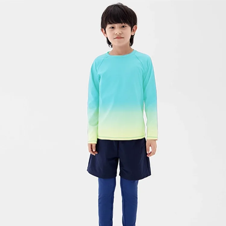 Children's Yoga Shirts Long Sleeve Boys Girls Sports Tops Gradient Loose Kids Sportswear Gym Tees Quick-dry T-shirts For Fitness 10 S1923704c35204e1198fcf17792de49fbg