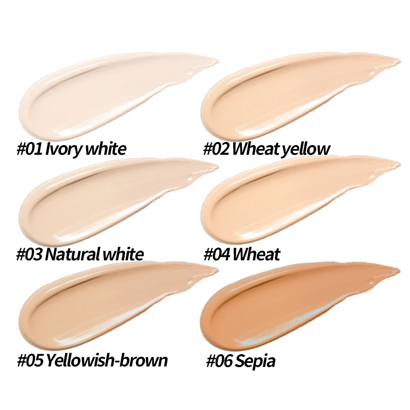 6 Colors New Concealer For Dark Circles, Tears, Freckles, Acne, Dark Circles, Pigmentation And Blemishes - Creating A Natural_voghion.com