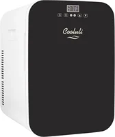 Mini fridge for bedrooms, university dorms - digital temperature controlled mini fridge for food, drinks, skin care, breast milk 2