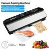 Home Vacuum Packaging Machine Dry & Wet Food Packaging Sealer Snack Fruit Meat Degasser Kitchen Vacuum Sealer with Storage Bags 3