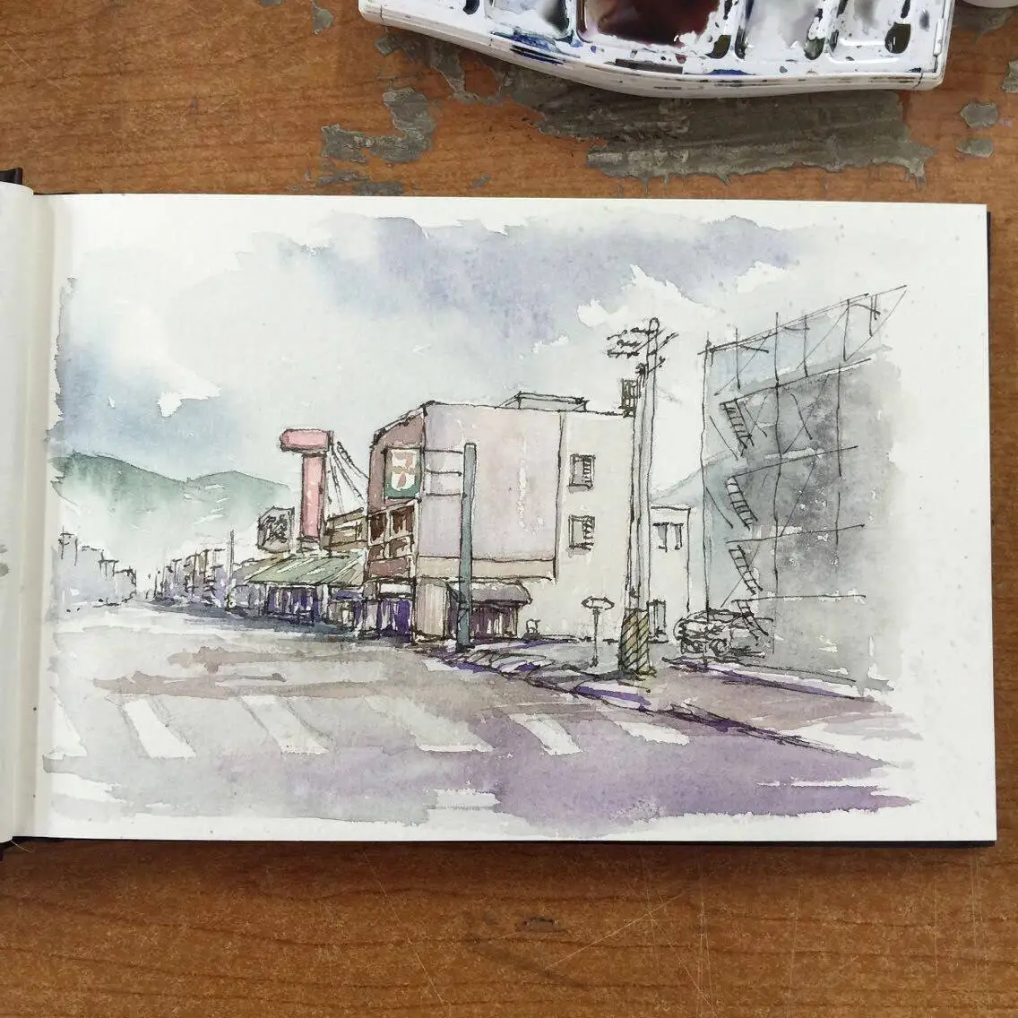 스트라스모어 소형 수채화 패드 ? 중간 질감, 300gsm, A4/A3 사이즈, 가로/세로 방향