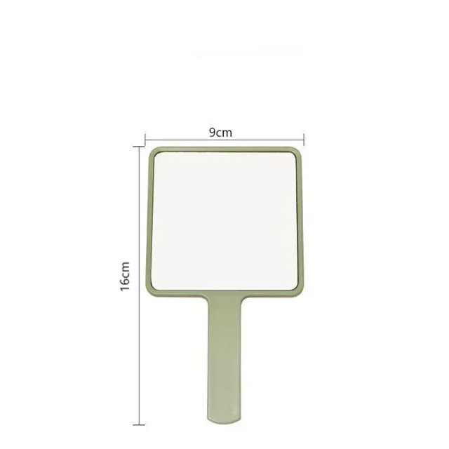 Miroir de maquillage portatif pour Extension de cils, miroir de vanité de maquillage carré avec poignée, miroir à main Compact pour Salon de SPA 6