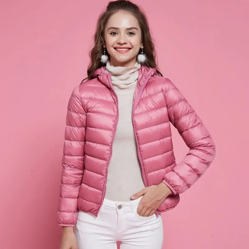 Women's Large Size Down Jacket Short Cute Slim-fit Lightweight Loose Student Jacket