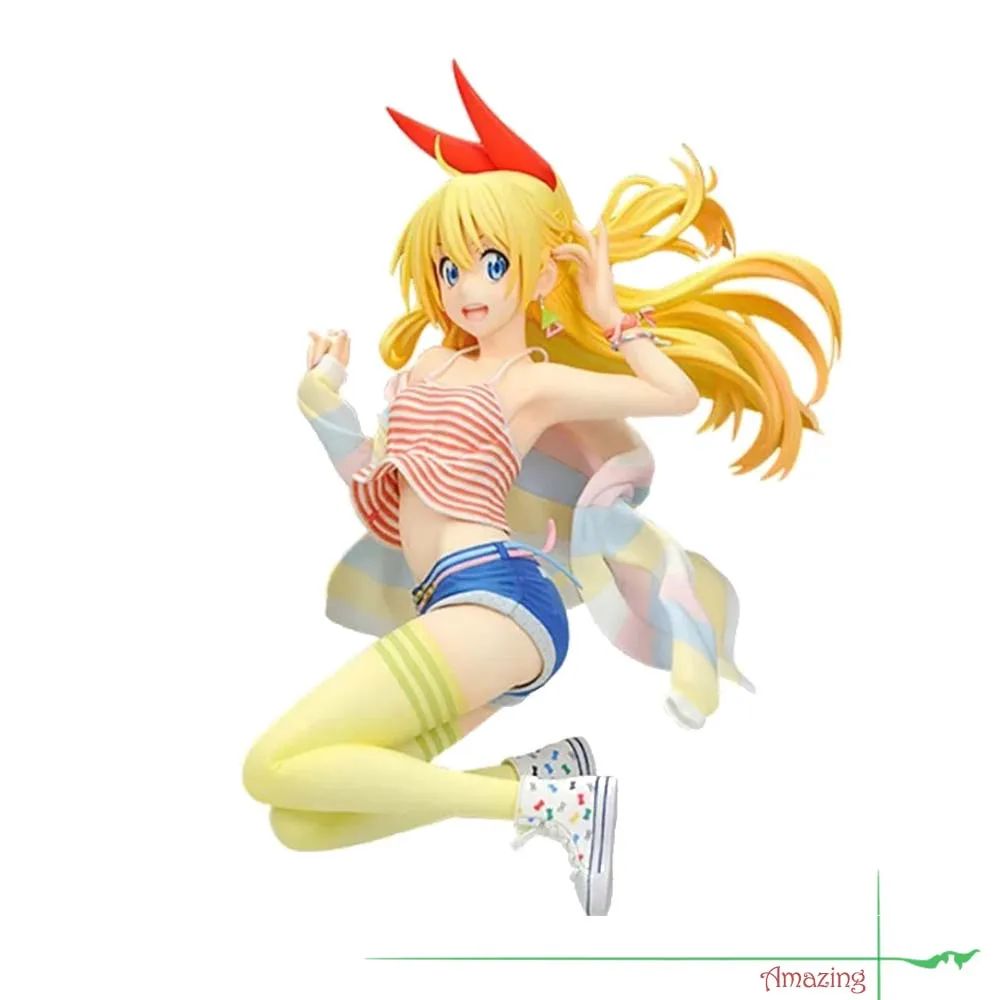 Новая аниме-фигурка 23 см Nisekoi Kirisaki Chitoge масштаб 1/8 ПВХ экшн-Фигурки Коллекционная модель Рождественский подарок D30 фигурки