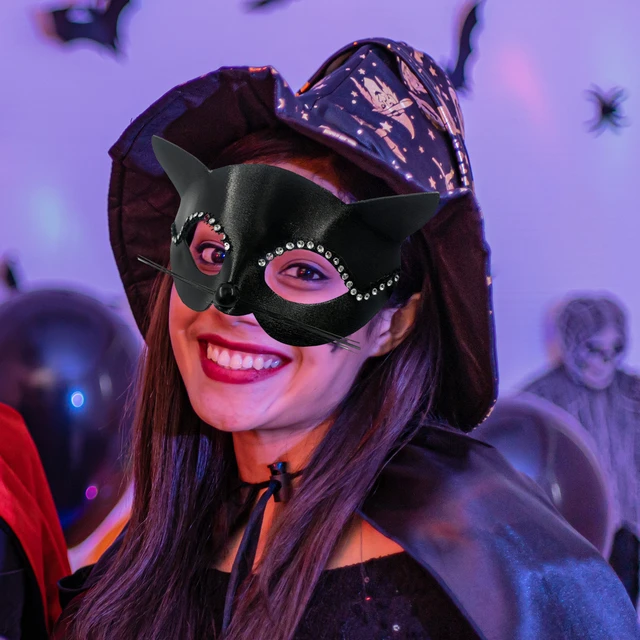 Adult Batman mask, Batman design party masks for women and men, black half  mask - AliExpress