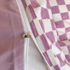 Plaid Pattern Pure Cotton Bedding Set Duvet Cover Pillowcase Flat/Fitted Bed Sheet Set Comforter Cover Bed Linens Set Queen King 5