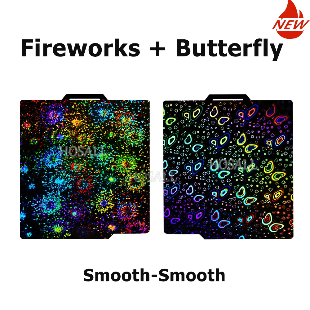 Enhanced PEI Double-Sided Textured and Smooth Plate - No Glue Needed, Warp-Free & Strong Adhesion