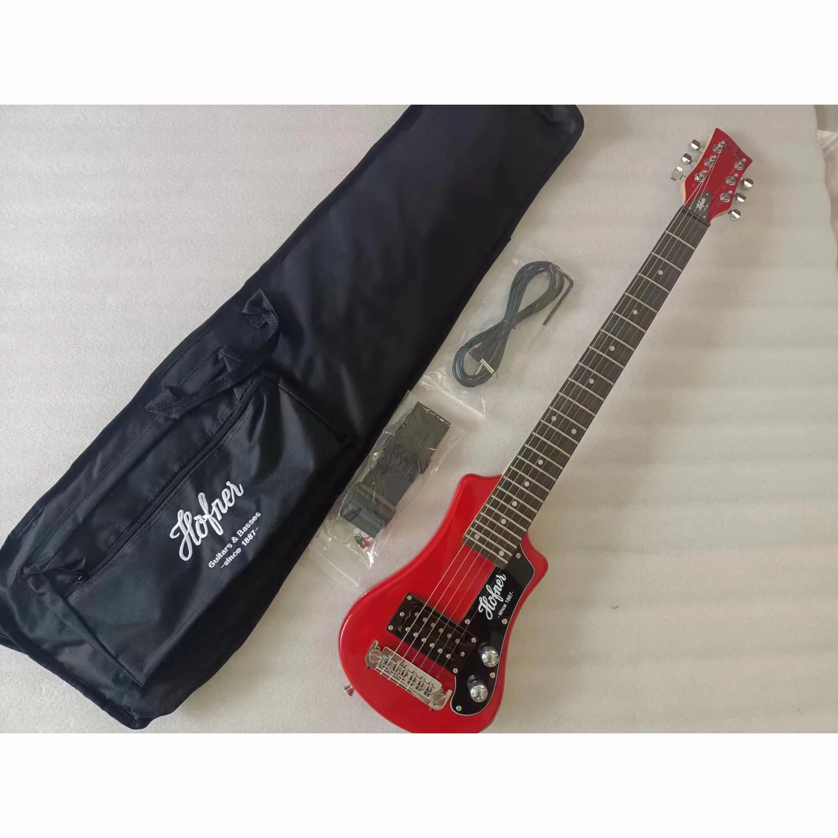 Mini Electric Guitar 6 Strings 34 Inch with Bag