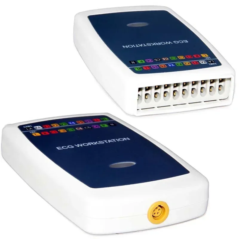 8000G Workstation Portable ECG Waveform Recorder Analyzer System 12 Lead Resting Heart Resting Analysis System