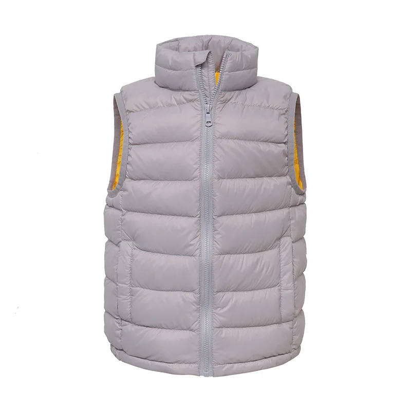 NEW Kids Vest Coat Autumn Winter Ultra Light White Duck Down Jackets for Boy Girl Sleeveless Waistcoats Kid Fluffy Warm Snowsuit