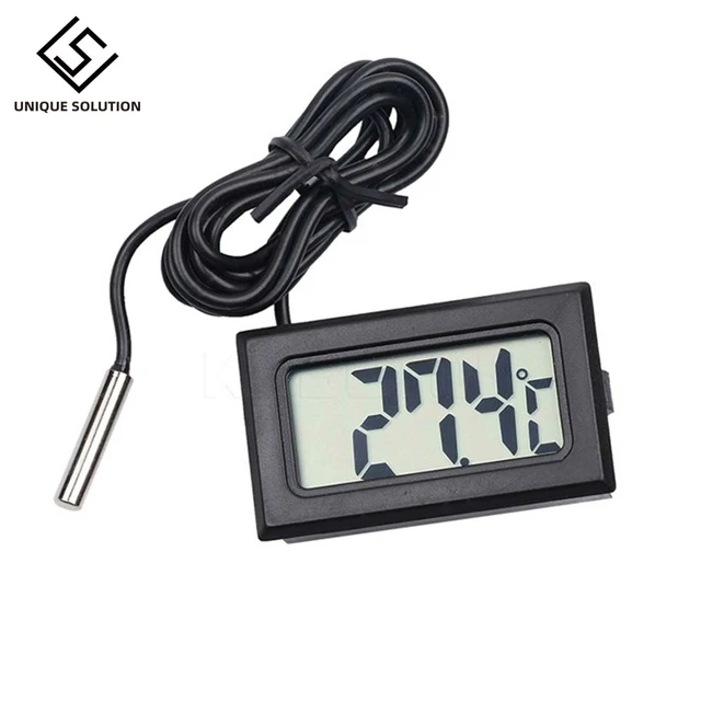 Mini Digital LCD Thermometer Hygrometer Temperature Humidity Meter Probe  Sensor - China Mini Thermometer, Digital Thermometer