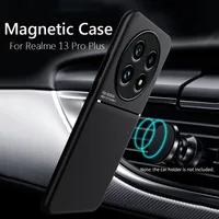 Luxury Leather Texture Magnetic Cover Soft Frame Funda For OPPO Reno13 Pro Reno 13 Pro Phone Cases Capa 1
