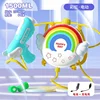 Children Cartoon Backpack Water Gun Toy Pull Type Large Capacity Outdoor Beach Pool Fight Gun Cute Summer Pool Toy 4
