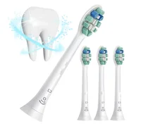 4Pcs Replacement Toothbrush Heads Plaque Defence Electric Toothbrush Head Toothbrush Brush Head for Philips Sonicare C2 Optimal 2