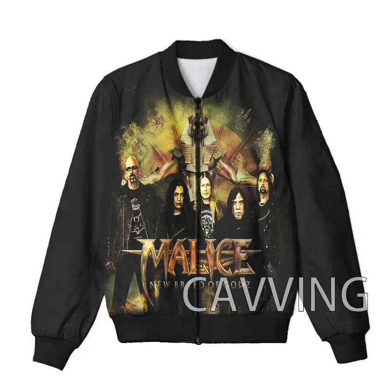 

CAVVING 3D Printed Malice Rock Zipper Bomber Jackets Men Overcoat Mens Coat Zip Up Jackets for Women/Men