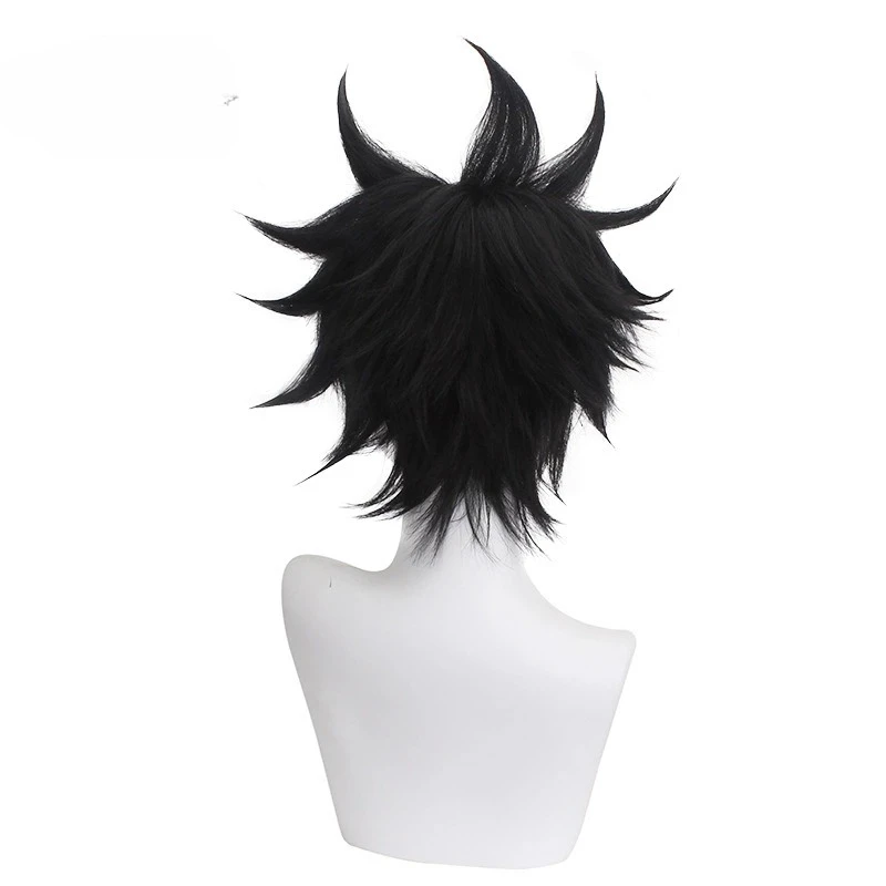 Jujutsu Kaisen Fushiguro Megumi Cosplay Wig Synthetic Short Straight Wig Anime Coser Cute Girl High Quality Wig Halloween Party 6
