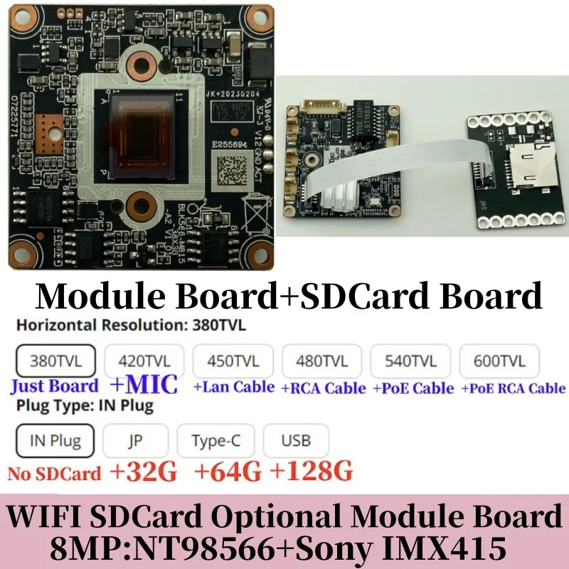 8MP add SD Board