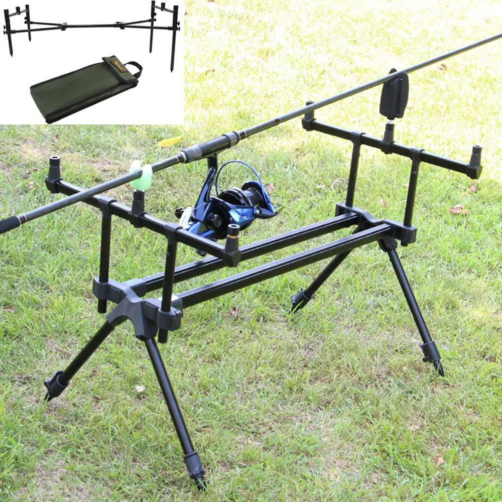 Retractable Carp Fishing Rod Stand Holder Fishing Pole Pod Stand