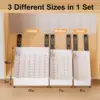 3pcs/set Pull out Cabinet Organizer 21" Deep Heavy Duty  Slide out Drawers for Kitchen Cabinets with Adhesive 1 Pack Adjustable 6