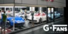 1:64 G Fans Car Dioramas Parking Lot Led Lights Vehicle Display Collection Display Usb Connector Car Store Models 4