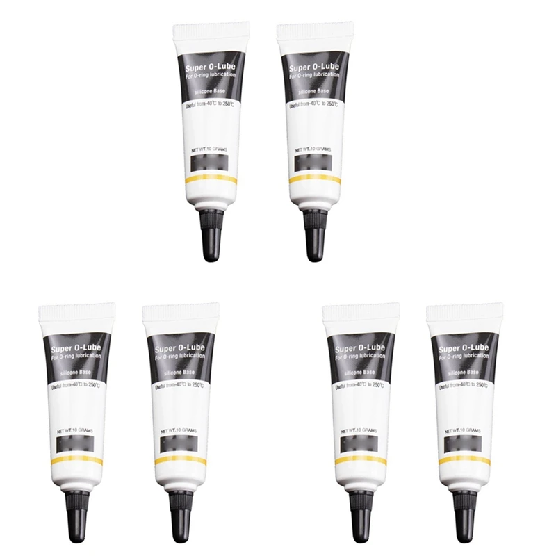 

6X High Grade Silicone Grease Lubricant Super O-Lube O-Ring Lubrication For O-Ring Maintenance Of Aquarium Filter Tank