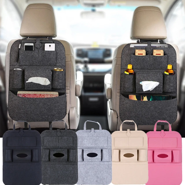 Sac de rangement en cuir PU de haute qualité pour siège arrière de voiture,  sac de rangement pour siège arrière de voiture, 4 USB - AliExpress