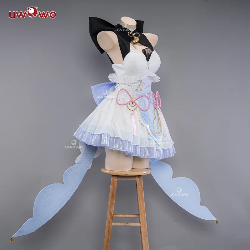 PRE-SALE UWOWO Witchh Ganyu Cosplay UWOWO Genshin Impact Fanart Ganyu Little Witchh Cosplay Costume Canival Halloween Outfits