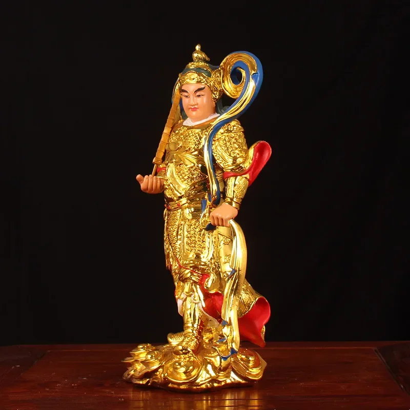 専用　中国美術　粉彩龍図大皿木箱付　直径24.5㎝　東Y7-0708⭐︎2Fタニチ Statues of Figures, Guan Gong, Wei Tuo, Statues, Buddhist