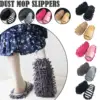 Lazy Mop Slippers Floor Dust Cleaning Slippers Shoes Slippers The Wipe Open-toed Floor Lazy Mopping Shoes Clean Slippers 3