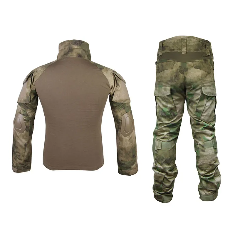 Emersongear Gen2 BDU Airsoft Combat Suit Tactical Shirts Pants with Elbow Knee Pads Hiking Hunting Uniform Set Clothes EM6922
