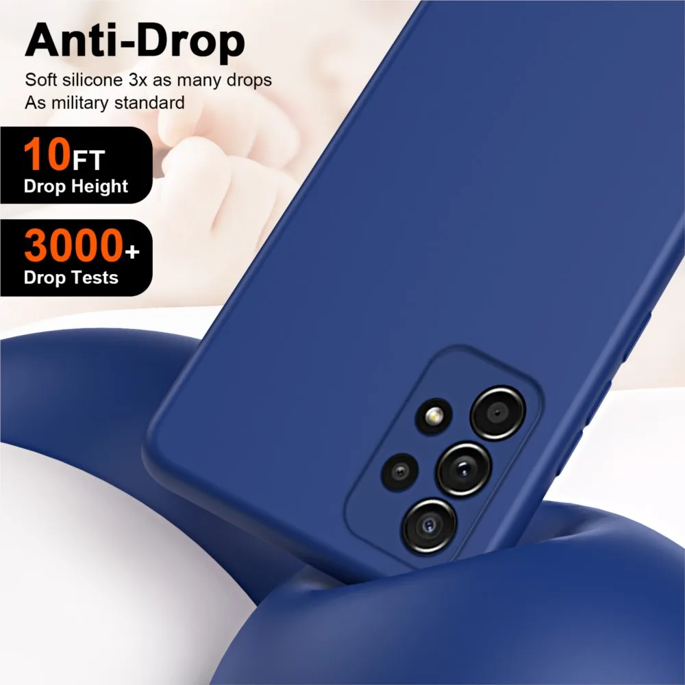 Premium Liquid Silicone Soft Phone Case Cover, Enhanced Protection & Sleek Design