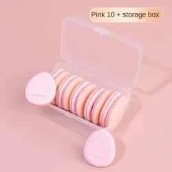 Mini Finger Puff Foundation and Concealer Applicator Sponge Set - 5/10 Pack (A0112 - 10PCS Pink)
