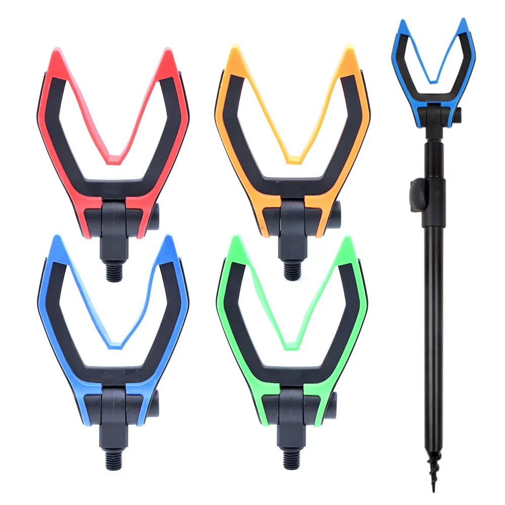 1 stücke Methode Feeder Angelrute Rest Kopf Halter Mit M3/8 Gewinde Für Karpfen Angelrute Pod Halterung Kopf Angeln ausrüstung Tackle