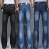 Jeans Men 2023 Mens Modis Big Flared Jeans Boot Cut Leg Flared Loose Fit high Waist Male Designer Classic Denim Jeans Pants 2