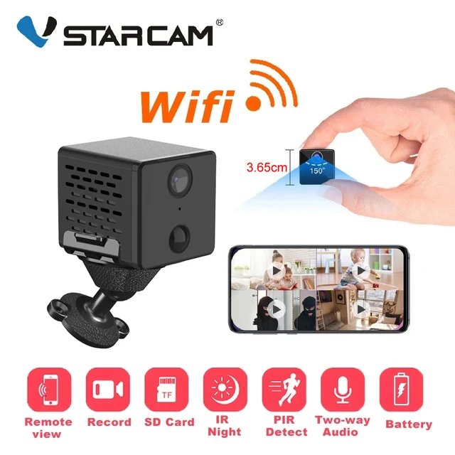 Mini Wireless Camera, Mini WiFi Camera Rechargeable For Home For