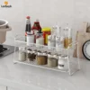 Leeseph Stainless Steel Storage Rack, Versatile Organizer for Countertops, Cabinets, and Pantry, Maximize Your Kitchen Space 6