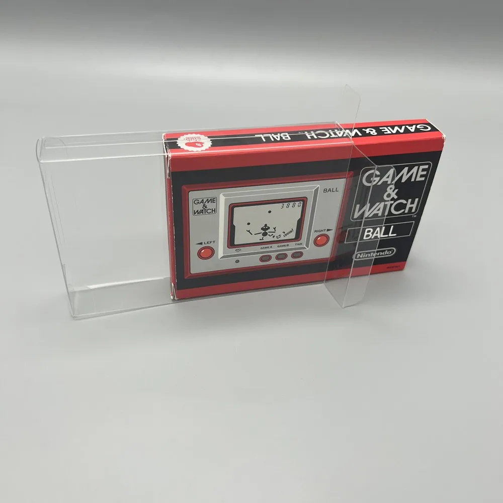 1 Scatola Di Protezioni Per Giochi E Orologi Ball Club Nintendo Clear Display Case Collect Box