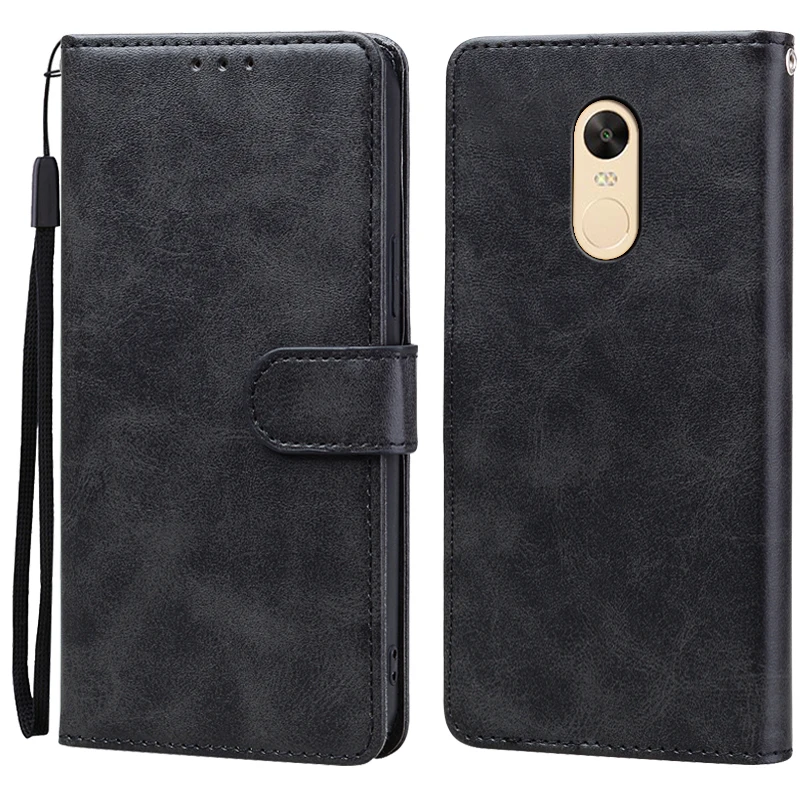 Leather Flip Wallet Case