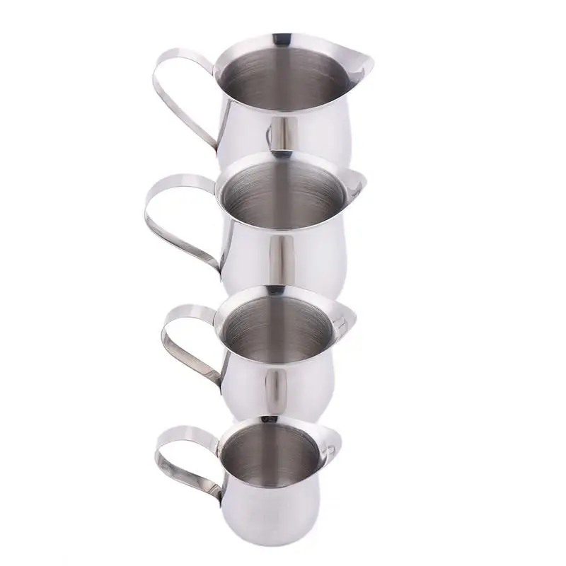 Stainless Steel Milk Frothing Pitcher Espresso Steam Coffee Barista Craft Latte Cappuccino Milk Cream Cup Frothing Jug Pitcher