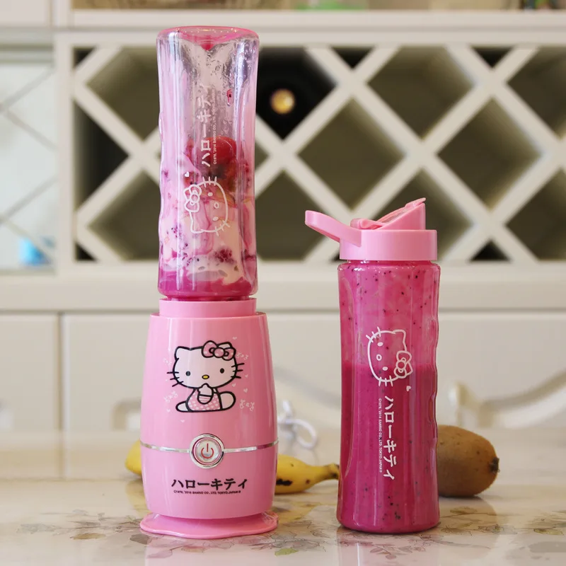 ミニソダブルカップジューサー,家庭用,カワイイハローキティ漫画