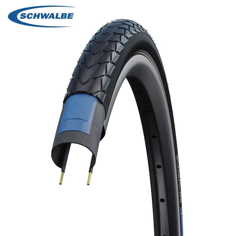 Schwalbe-折りたたみ式自転車タイヤ,20インチマラソンタイヤ,40-406