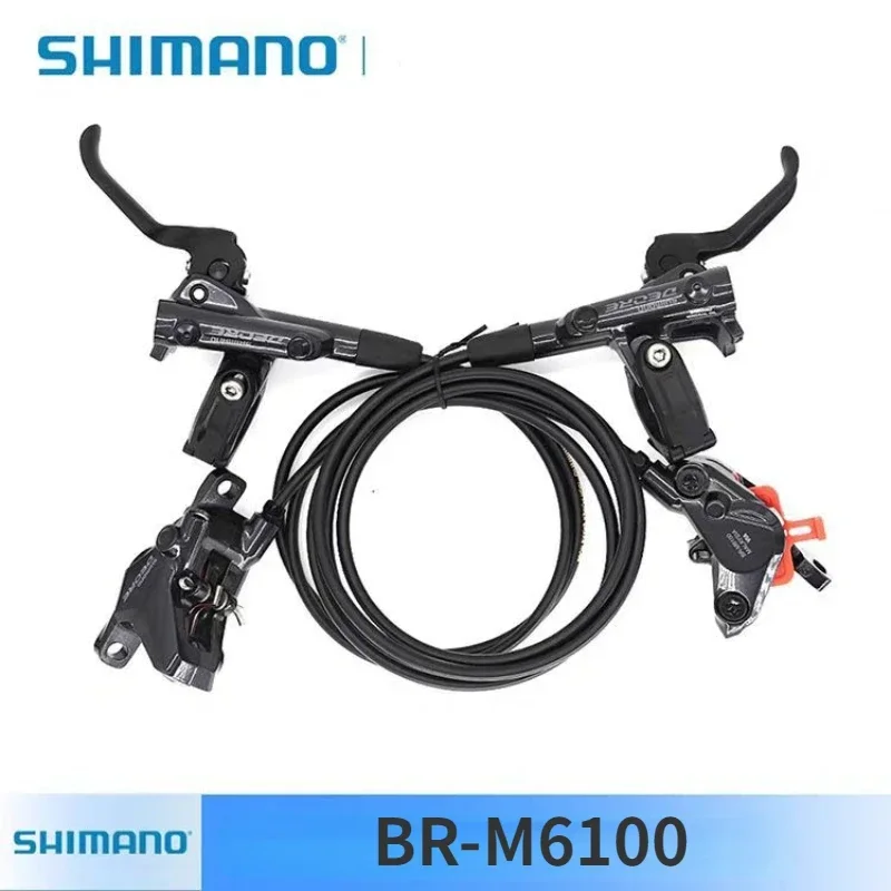 Shimano-Deore M6100油圧ディスクブレーキキャリパー,2ピストン